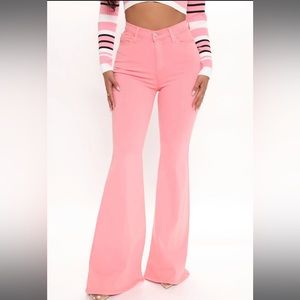 Tall Santorini Super Stretch Flare Jeans - Pink, women’s size 7